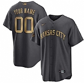 Customized Men's Kansas City Royals Active Player Charcoal 2022 All-Star Cool Base Stitched Jersey,baseball caps,new era cap wholesale,wholesale hats